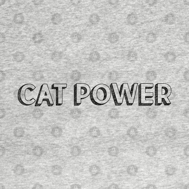 Cat Power <//> Typography Design by Aqumoet